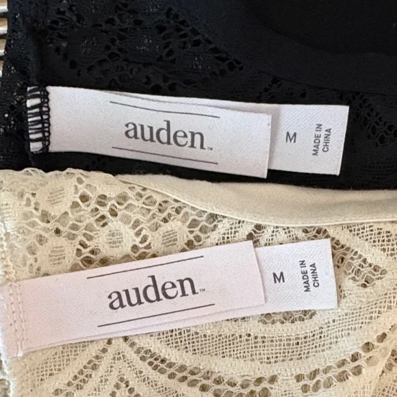 Auden Black Lace Bralette and Auden Cream Lace Bralette - Picture 7 of 12
